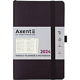 Щотижневик 2024 Axent Partner Soft Skin 8509-24, 125x195 мм, кольори в асортименті, фото 4