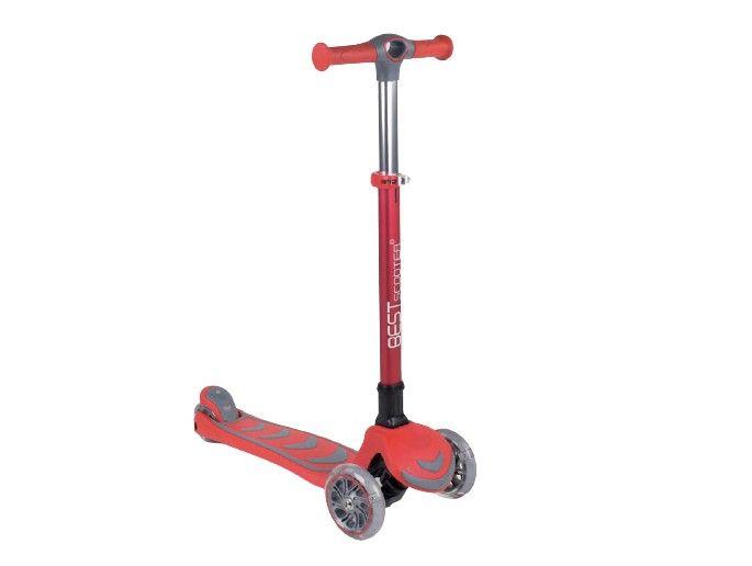 Самокат триколісний 92606 Best Scooter зі колесами, що світяться.