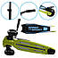 Самокат триколісний Best Scooter HW-00425 MAXI, алюмінієве кермо, що знімається, колеса PU зі світлом, Чорно-салатовий., фото 5