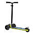 Самокат триколісний Best Scooter HW-00425 MAXI, алюмінієве кермо, що знімається, колеса PU зі світлом, Чорно-салатовий., фото 6