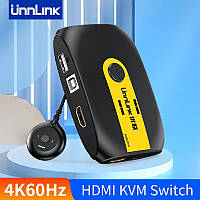 HDMI KVM Switch UnnLink с виносной кнопкой