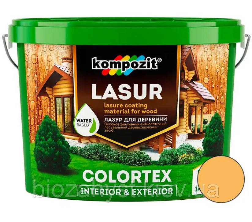 Лазур Kompozit Colortex Сосна, 2.5 л