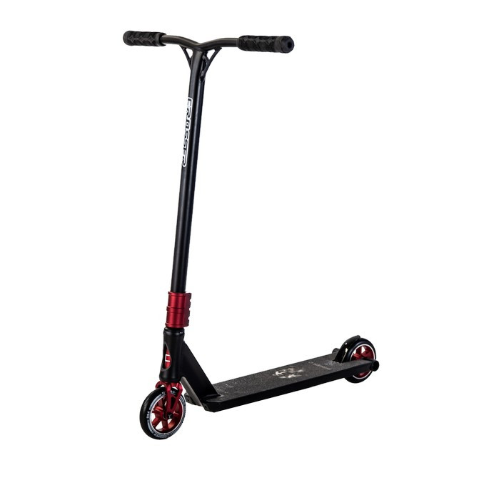 Самокат трюковий Crosser Titan 5.0, колеса 120 мм, SCS-система, пеги, Червоний