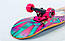 Скейтборд дерев'яний Fish Skateboard Girl з малюнком, з посиленою підвіскою, фото 4