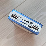 Світлодіодний LED ліхтар повербанк Solar Power Bank Solar LHP 5500 mAh сонячна панель, акумуляторна батарея, фото 2