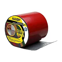 Бутилкаучуковая фольгированная герметизирующая лента Аленор BF - 150 мм*10 м (красная)
