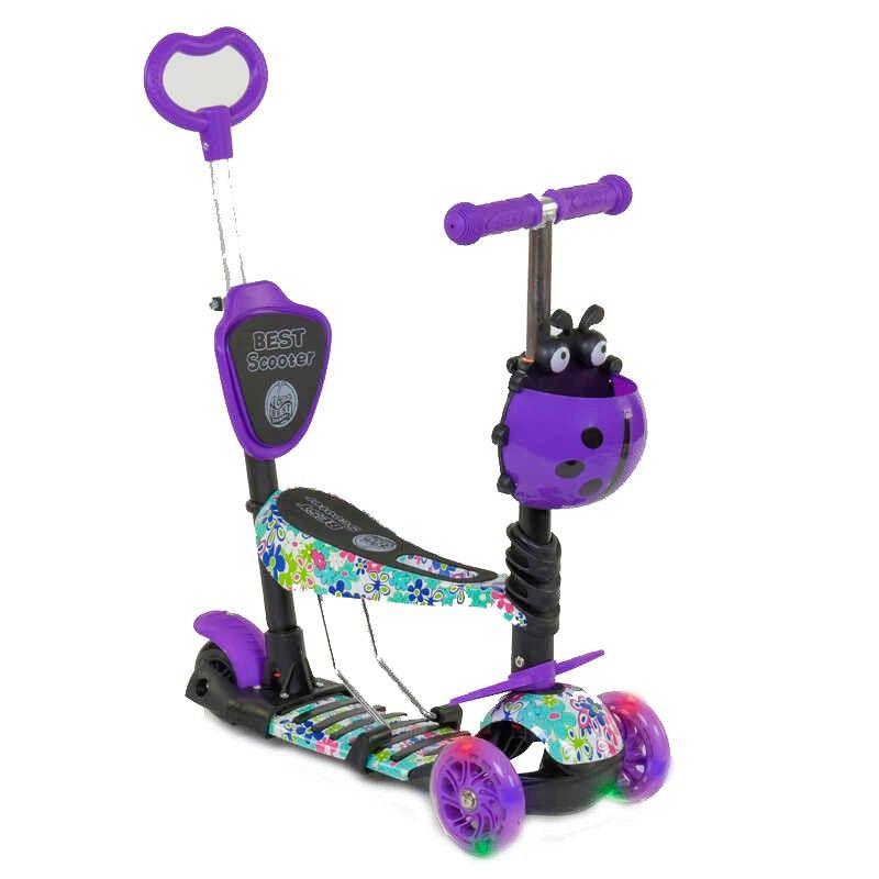 Триколісний самокат 5в1 Best Scooter 68995, АБСТРАКЦІЯ