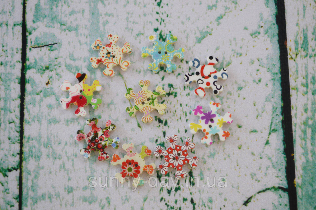 Ґудзик "Різнокольорова", фото 1