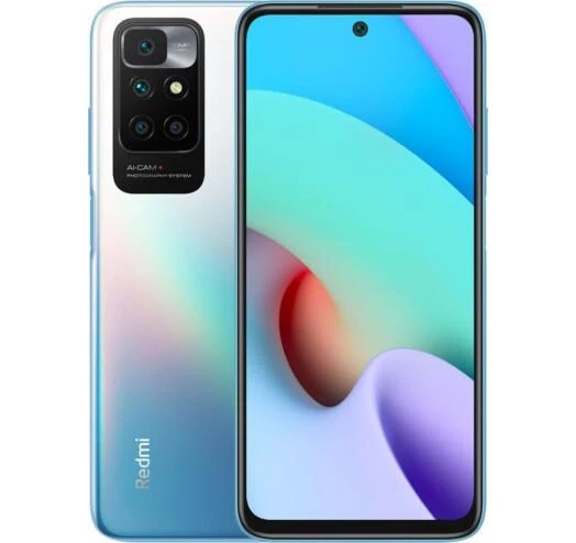 Смартфон Xiaomi Redmi 10 2022 6/128GB Sea Blue (Global, no NFC), 50+8+2+2/8Мп, Helio G88, IPS 6.5", 5000 мА*ч
