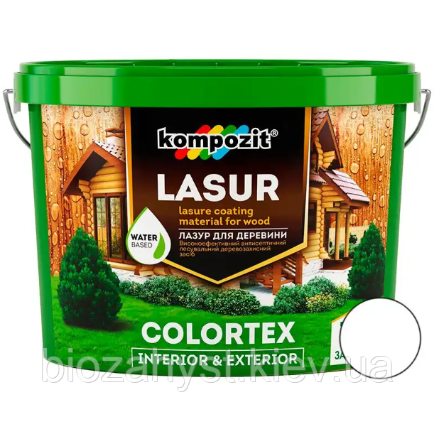 Лазур Kompozit Colortex Білий 10 л
