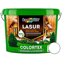 Лазурь Kompozit Colortex Белый 0.9 л