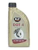 К-2 DOT 4 Brake Fluid 1л Тормозная Жидкость T108