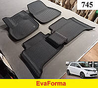 3D килимки EvaForma на Renault Zoe '12-18, 3D килимки EVA