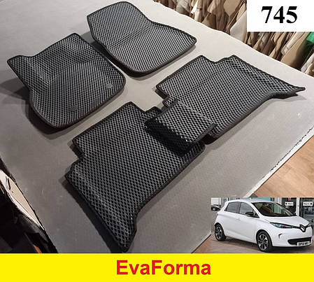 3D килимки EvaForma на Renault Zoe '12-18, 3D килимки EVA, фото 1
