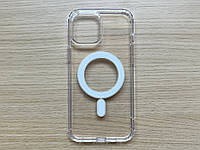 Чехол для iPhone 12 Pro Max прозрачный противоударный Clear Case Magnetic с MagSafe TPU + Polycarbonate