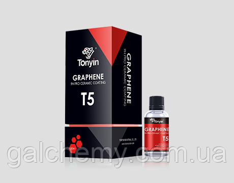 GRAPHENE 9H PRO CERAMIC COATING 50ml нанокерамічне покриття для авто Tonyin T5, фото 1