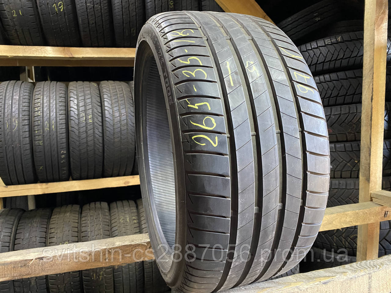 Розпаровка 265/35R18 Bridgestone Turanza T005 5.5мм 2019рік