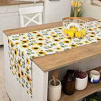 Скатертина-доріжка (раннер) "Соняхи" 180х47см
