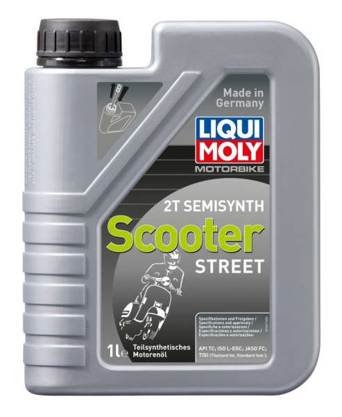 Моторна олива Liqui Moly напівсинтетична для скутерів 2T Scooter 1 л, фото 1