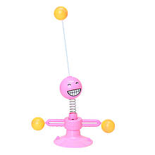 Іграшка для котів Hoopet 05406 Funny Man Pink для рухливих ігор із хатніми тваринами