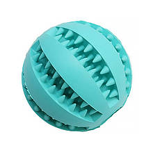Іграшка м'яч для собак Pipitao 026631 Blue D:7,0 см жувальний гумовий