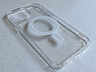 Apple iPhone 12 Pro Max защитный чехол Clear Case Magnetic MagSafe прозрачный, с бортиками из силикона