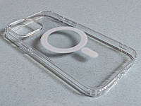 Apple iPhone 13 Pro Max защитный чехол Clear Case Magnetic MagSafe прозрачный, с бортиками из силикона