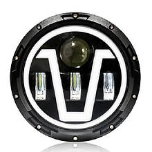 Світлодіодна LED-фара для Ніва УАЗ ВАЗ 2101 2121 FJ Cruiser Jeep мото 7 дюймів DXZ JP-Y7-V-A