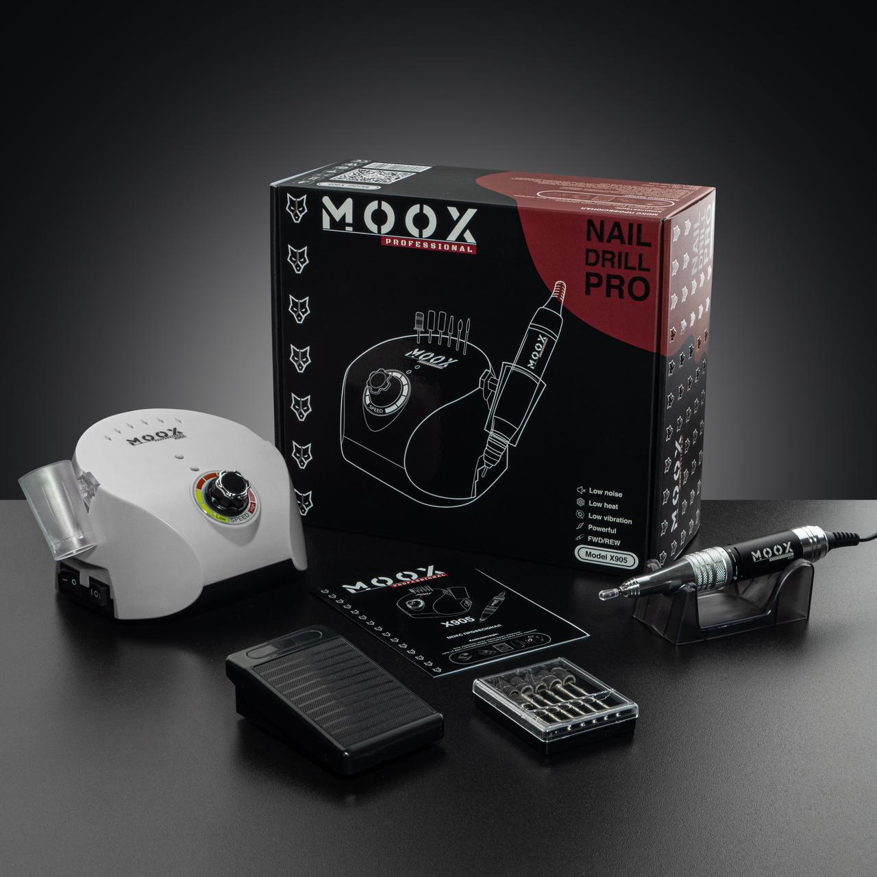Професійний фрезер Мокс X905 на 70 Вт. - 45000 об./хв. для манікюру та педикюру Білий, фото 1
