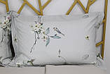 Комплект постільної білизни 150*200 сірий Blumarine 22866, фото 6