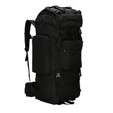 Рюкзак тактичний AOKALI Outdoor A21 65L Black армійська сумка 65 л