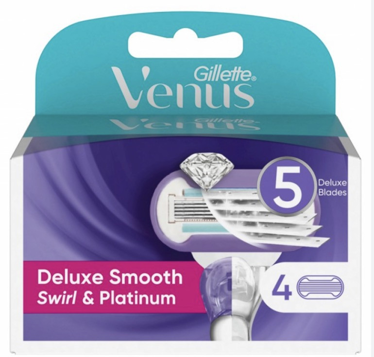 Картриджі | касети | леза Gillette Venus Deluxe Smooth Swirl (4 шт)