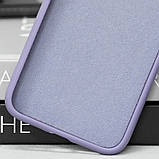 Чохол TPU+Glass Sapphire Midnight with MagSafe для Apple iPhone 14 (6.1") | Full Camera Бузковий / Dasheen, фото 3