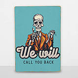 Дерев'яний постер Ми вам передзвонимо А5, фото 6