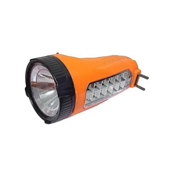 Ліхтар ручний акумуляторний Jiare JK-628 1W+12SMD Orange (3_03859), фото 1
