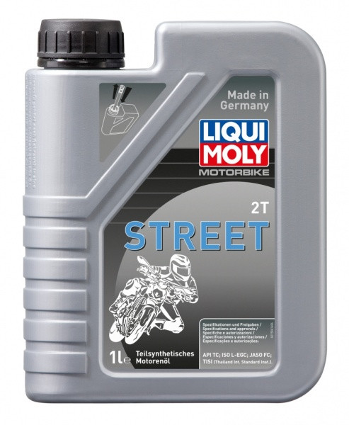 Моторна олива Liqui Moly напівсинтетичне 2T Street 1 л