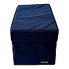 Ящик-органайзер для зберігання речей з кришкою M - 30*19*19 см (синій), фото 7