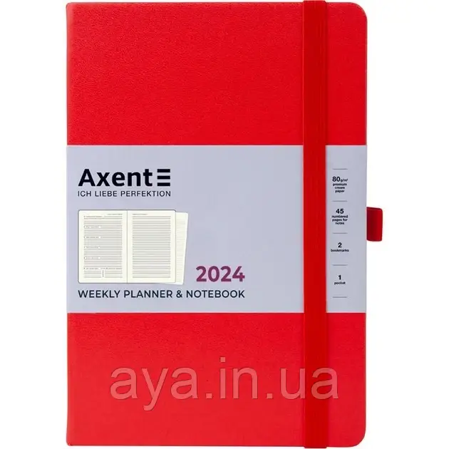 Щотижневик 2024 Axent Prime Strong 8507-24, 145x210 мм, кольори в асортименті, фото 1