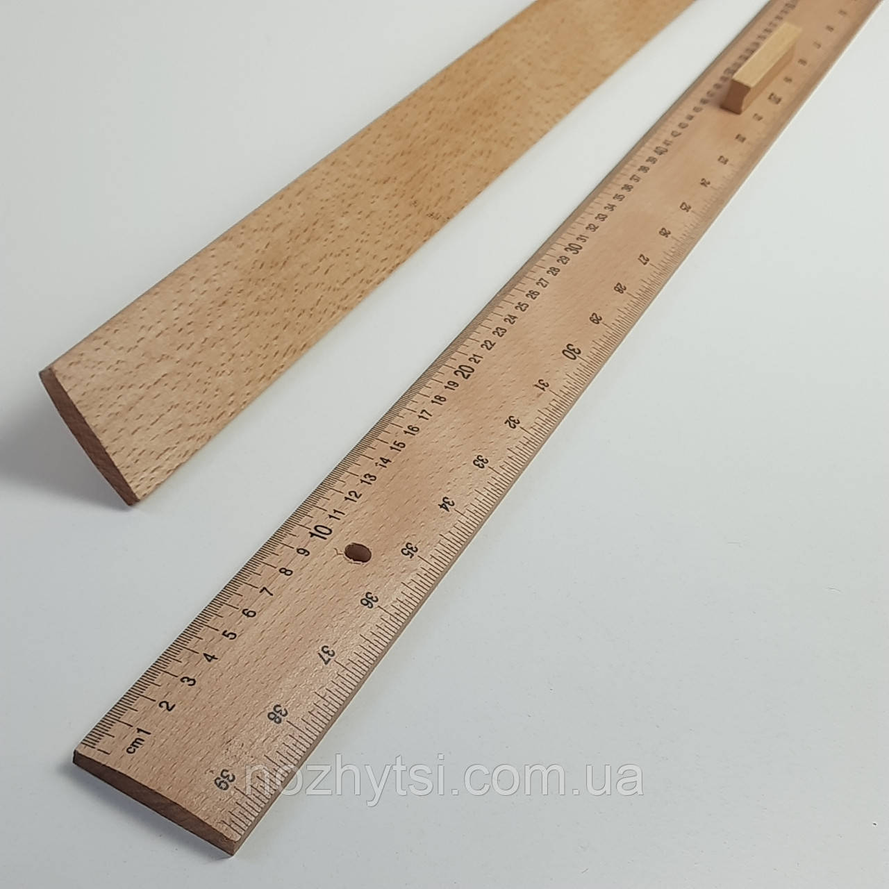 Лінійка кравецька з ручкою дерев'яна "метрова" - фото 1 - id-p1962112747