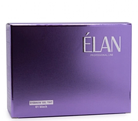 Краска Elan 01 для бровей и ресниц черная саше 5 г*