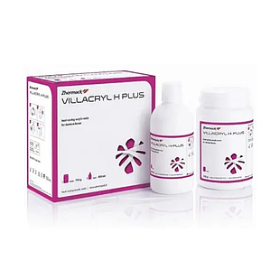 Виллакрил Акрилова, зуботехнічна пластмаса VILLACRYL H Plus (Вилакрил плюс) малий набір (300г 150мл)