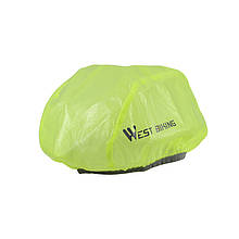 Світловідбивний чохол West Biking 0708081 Green для велосипедного шолома