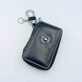 Ключниця шкіряна, брелок, кейс для ключів з логотипом OPEL (Опель)