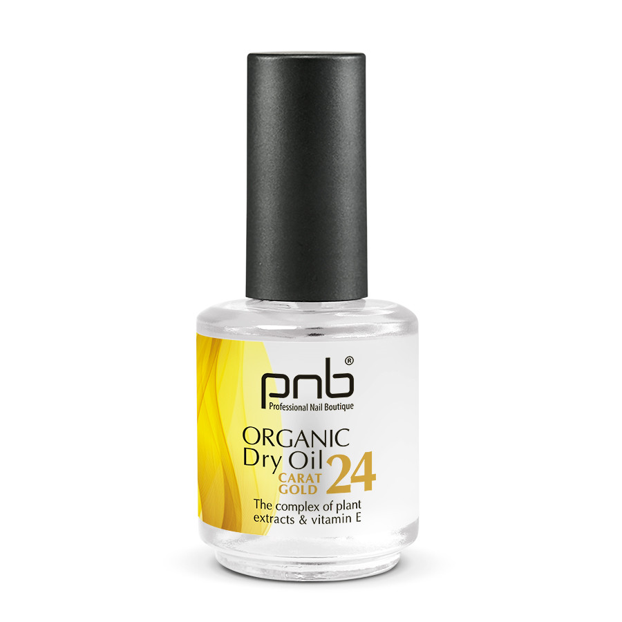 Cуха олійка для кутикули та нігтів Organic Dry Oil PNB, 15 ml