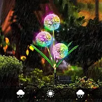 Вуличний ліхтар на сонячній батареї, світильник на сонячній батареї для будинку, саду, газону водонепроникний