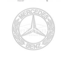 Емблема Mercedes Actros MP4 - тип: 2 шт v3 висота 5 см