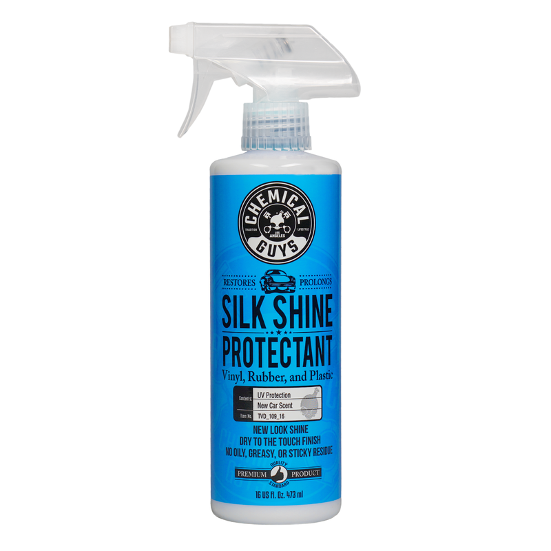 Захисне покриття сатинове для вінілу, гуми, пластику Silk Shine Vinyl, Rubber, Plastic Satin Protectant Dressing - 473мл