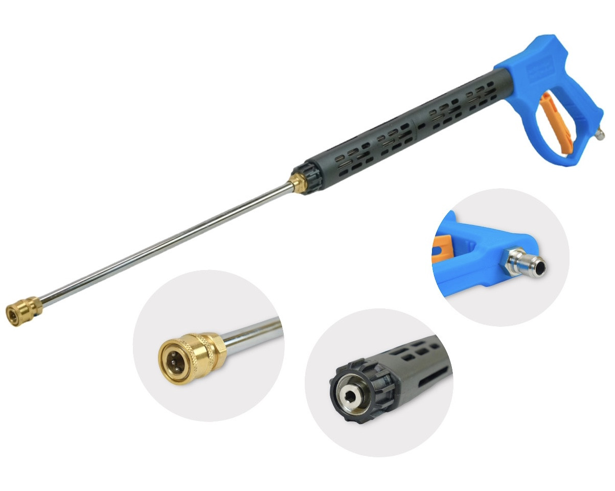 Професійний пістолет для мийки високого тиску Profter на швидкоз'ємі (+насадка), фото 1