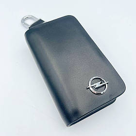 Ключниця шкіряна, брелок, кейс для ключів з логотипом OPEL (Опель)
