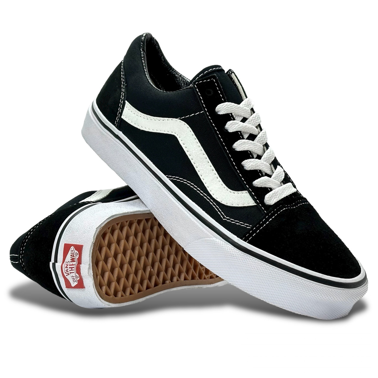 Підліткові кеди Vans Classic шкіра/тестиль чорні демісезонні